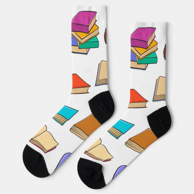 Calcetines Patrón de libro (Izquierda)