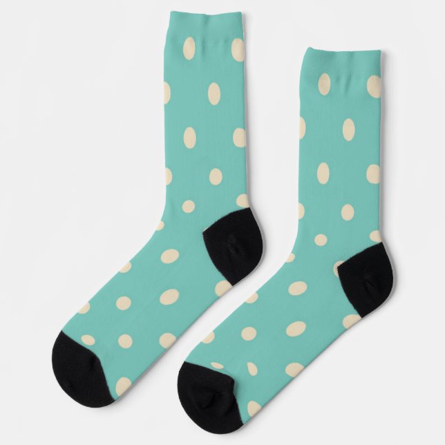 Calcetines Patrón de lunares (Izquierda)