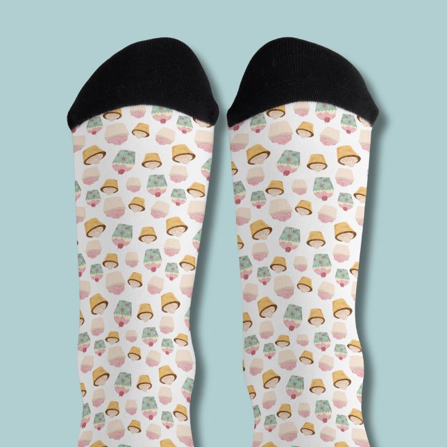 Calcetines Patrón de magdalena (cupcake pattern socks)