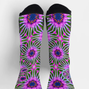 Calcetines Patrón de margarita estético