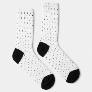 Calcetines Patrón de monograma personalizado