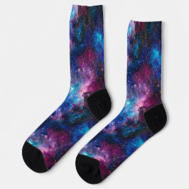 Calcetines Patrón de nebulosa de galaxia cósmica