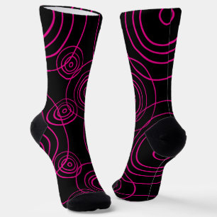 Calcetines Patrón de ondas de lluvia
