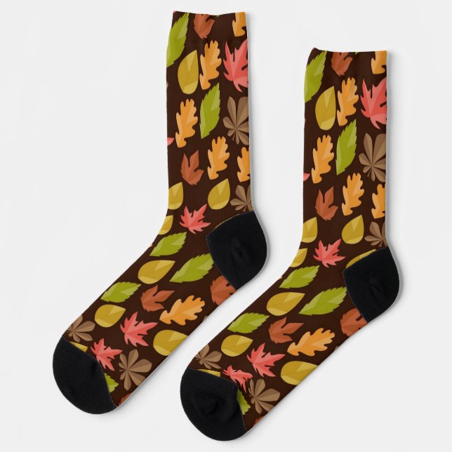 Calcetines Patrón de otoño (Izquierda)