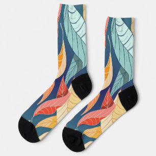 Calcetines Patrón de otoño