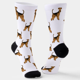 Calcetines Patrón de perro Terrier Airedale lindo Bingley