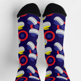 Calcetines Patrón de piedras y objetivos de curado