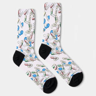 Calcetines Patrón de píldoras dispersas