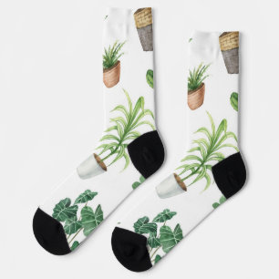 Calcetines Patrón de planta