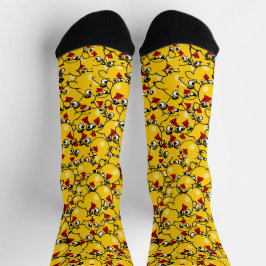 Calcetines Patrón de pollito