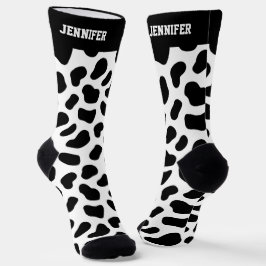 Calcetines Patrón de punto de Dalmacia suave amante de los pe