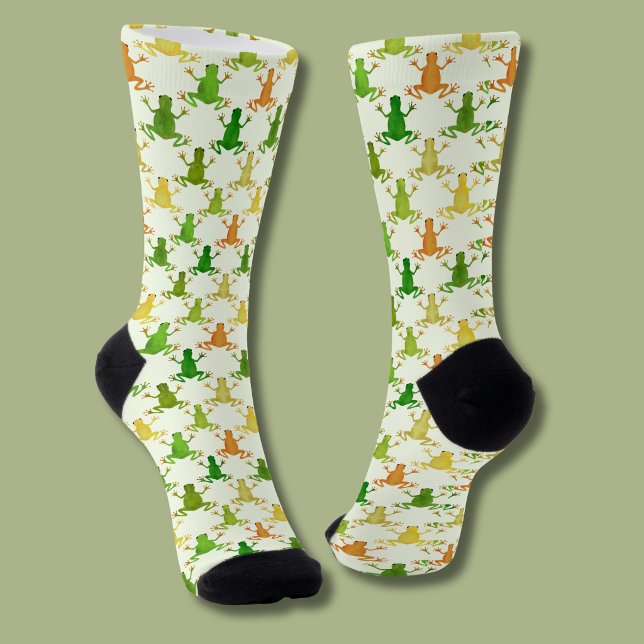 Calcetines Patrón de rana (Frog socks)
