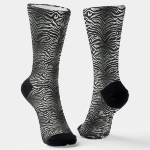 Calcetines Patrón de rayas de tigre sin costuras