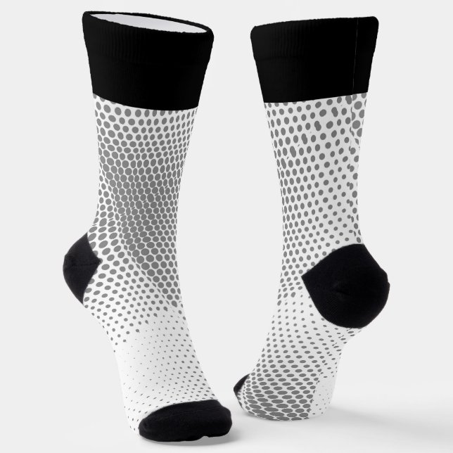 Calcetines Patrón de rayas punteadas (Angular)