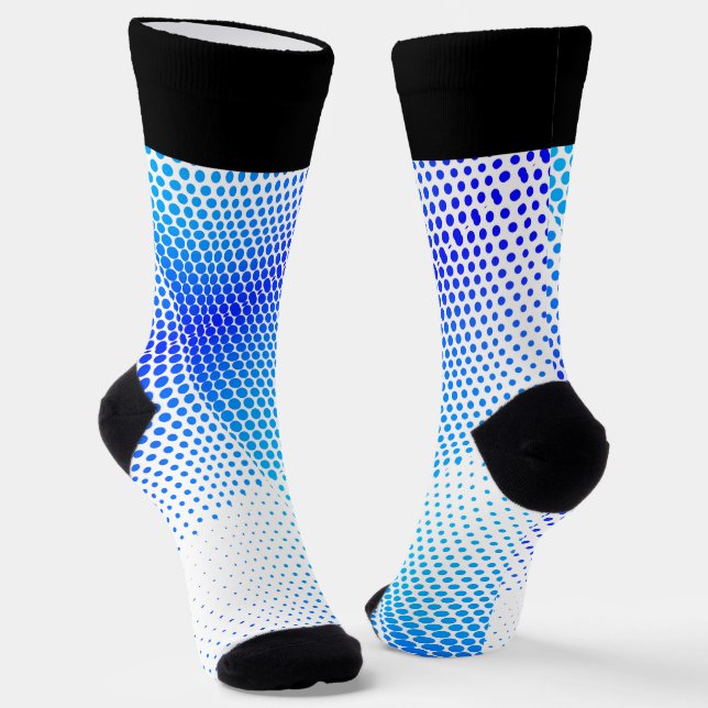 Calcetines Patrón de rayas punteadas (Angular)