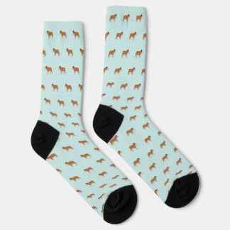 Calcetines Patrón de razas de perros bulldoges