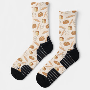 Calcetines Patrón de repostería acogedor