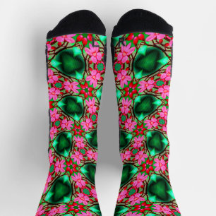 Calcetines Patrón de Rosa del desierto