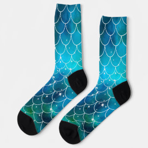Calcetines Patrón de sirena