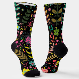 Calcetines Patrón de superficie floral - Papel de escritorio