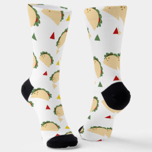 Calcetines Patrón de Tacos Lindos para Martes