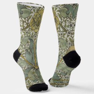 Calcetines Patrón de Thicket de la primavera de William Morri