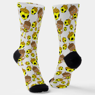 Calcetines Patrón de tuercas de fútbol