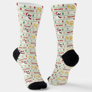 Calcetines Patrón de vacaciones de LOONEY TUNES™ SYLVESTER™ y