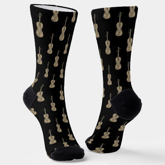 Calcetines Patrón de violín  (Angular)