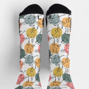 Calcetines Patrón de yoga Patrón sin fisuras de yoga 37 Cin