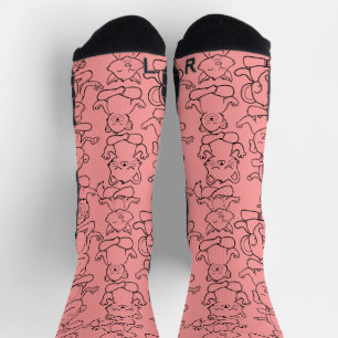 Calcetines Patrón de yoga Patrón sin soldadura de yoga 17 P
