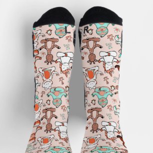 Calcetines Patrón de yoga   Patrón sin soldadura de yoga 51 i