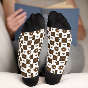 Calcetines Patrón elegante y clásico