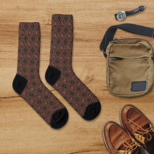 Calcetines Patrón étnico enmarcado por el más sunnita persa