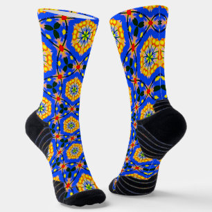 Calcetines Patrón floral estético