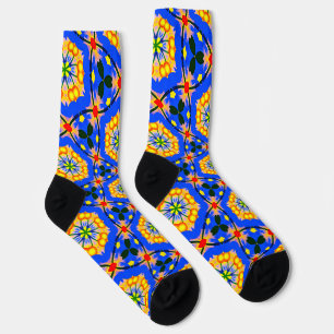 Calcetines Patrón floral estético