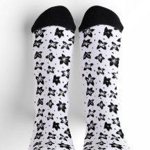 Patrón floral reconstruido - gótico acromático