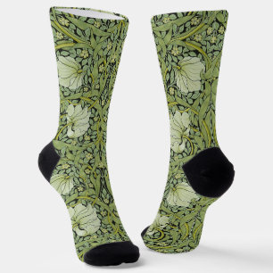 Calcetines Patrón floral vintage de William Morris Pimpernel