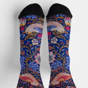 Calcetines Patrón floral William Morris Strawberry Thief