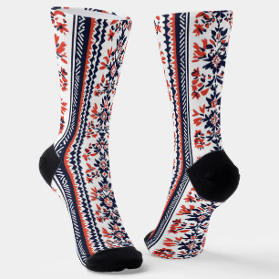 Calcetines Patrón folclórico eslavo