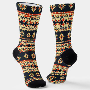 Calcetines Patrón folicular floral