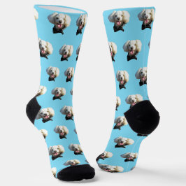 Calcetines Patrón fotográfico de perros Personalizados de cac