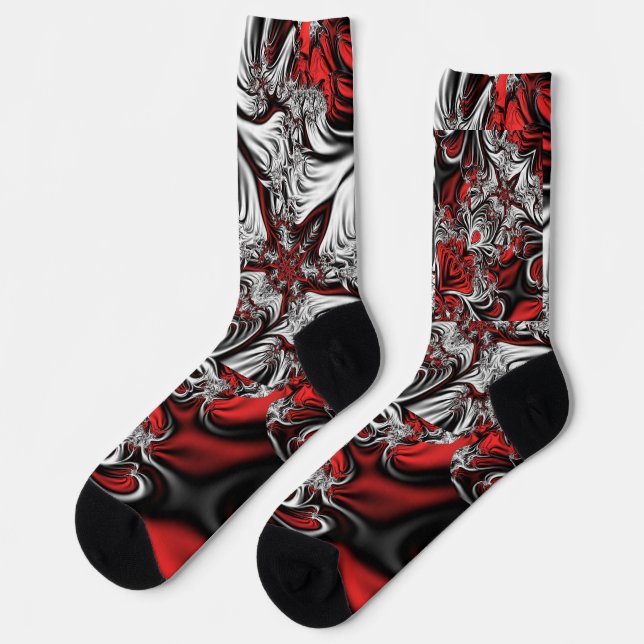 Calcetines patrón fractal (Izquierda)