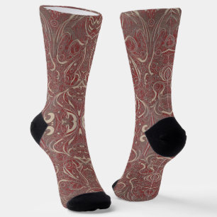 Calcetines Patrón gótico Red Socks