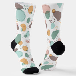 Calcetines Patrón ininterrumpido de formas orgánicas