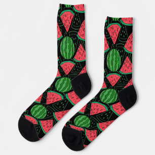 Calcetines Patrón ininterrumpido de frutas   Patrón de superf