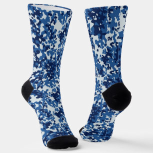 Calcetines Patrón militar de Camo azul digital
