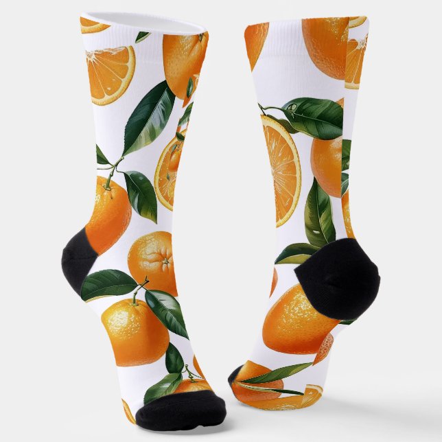 Calcetines Patrón naranja (Angular)