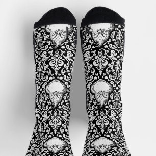 Calcetines Patrón Ornate Black Grinch