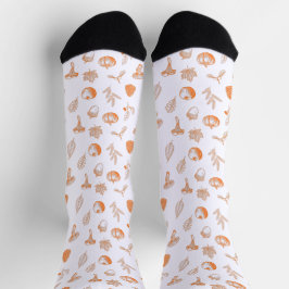 Calcetines Patrón Otoñal Acogedor